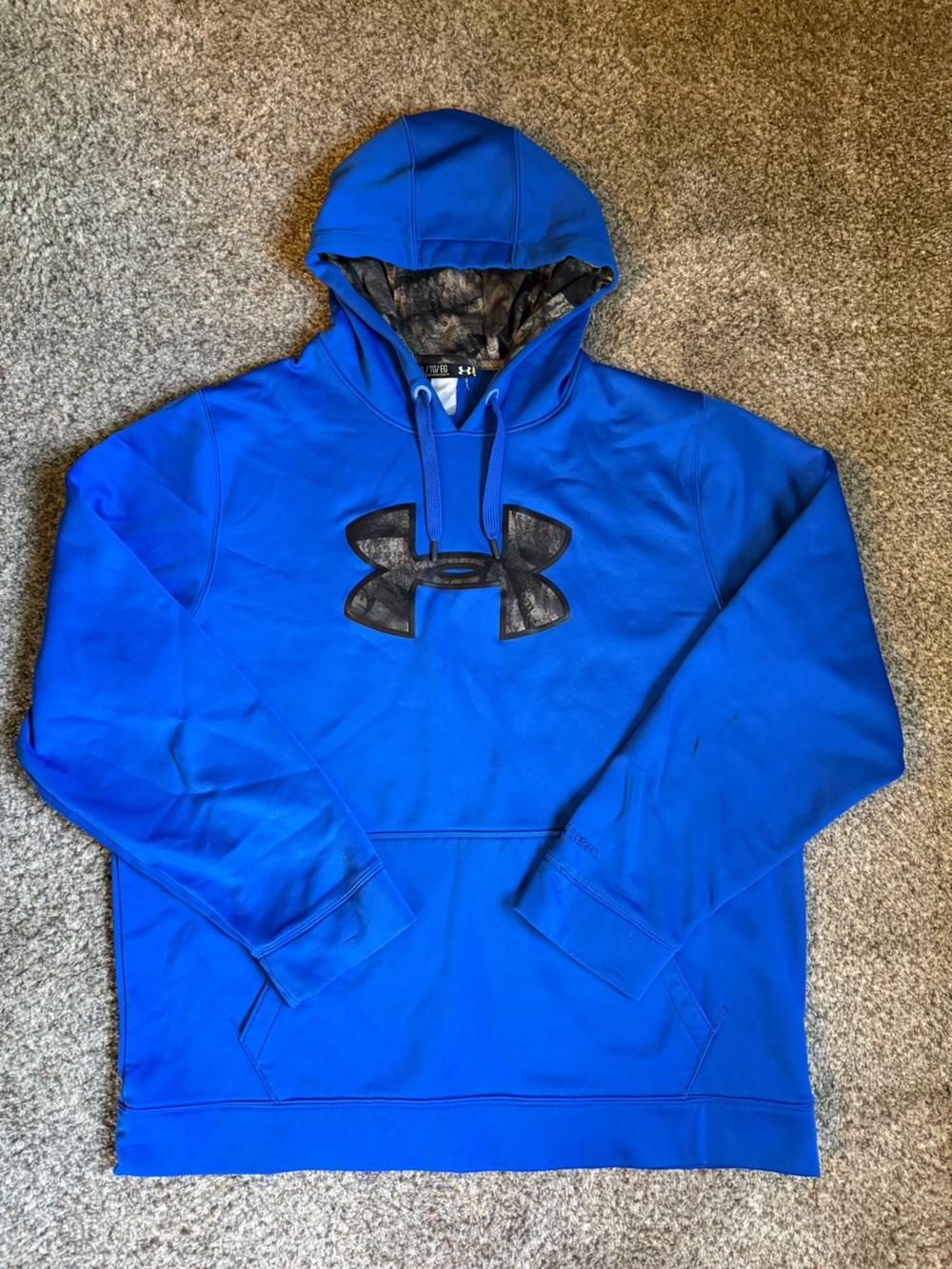 Under Armour Royal Blue Logo Pullover Hoodie